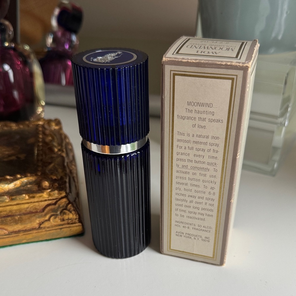 Vintage AVON MOONWIND Cologne Spray 2.7 oz